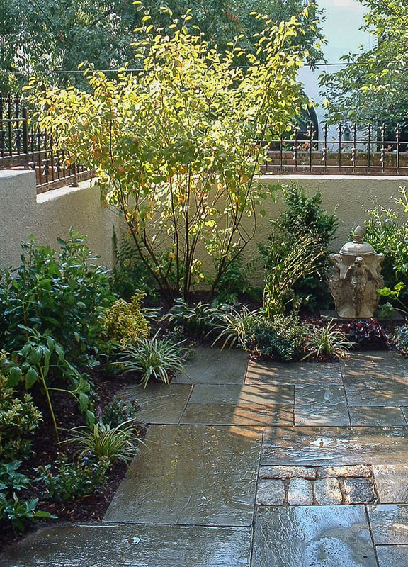 Patio edges were staggered to provide planting pockets. : Georgetown, Capitol Hill, and NW Gardens : CITYSCAPES® Landscaping LLC