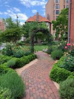 Formal parterre and manicured lawns require meticulous maintenance.